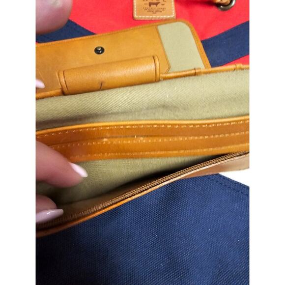 LL Bean Canvas/ leather Travel Passport ID Organizer for man or woman - Picture 11 of 13